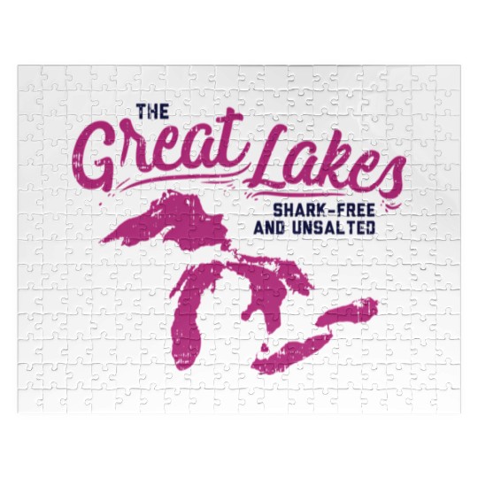 Great Lakes Shark Free Unsalted Summer Vacation Jigsaw Puzzles