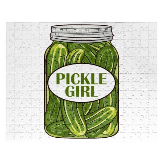 Pickle Girl Who Loves Pickles Jigsaw Puzzles