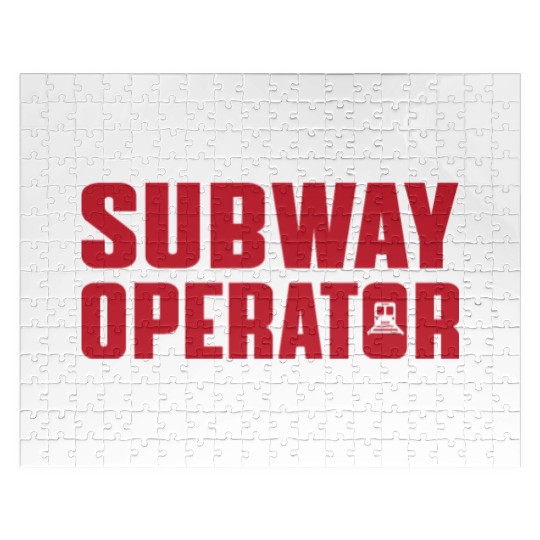 Great Subway Operator Apparel Subway Train Driver Jigsaw Puzzles