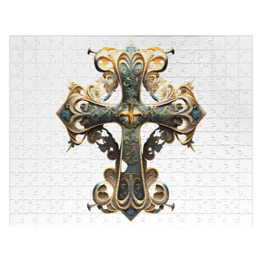 Jesus Cross Painting Jigsaw Puzzles