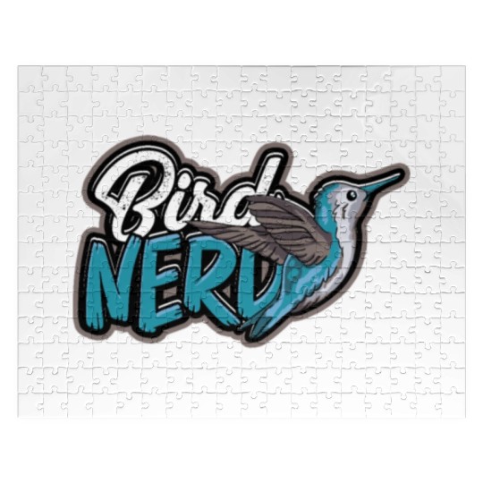 Bird Desig for Birdwatcher Bird Nerd Lover Bird Jigsaw Puzzles