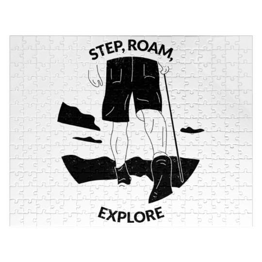 Step, Roam, Explore Hiking Jigsaw Puzzles