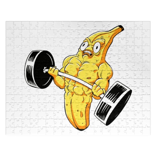 Banana Gym Power Jigsaw Puzzles