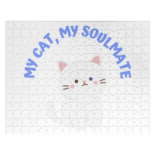 My Cat, My Soulmate, Cute Jigsaw Puzzles