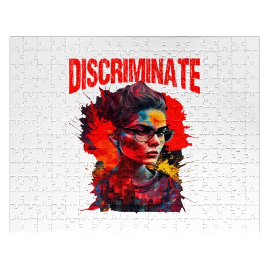 I Don't Discriminate I Hate Everyone 20 Jigsaw Puzzles