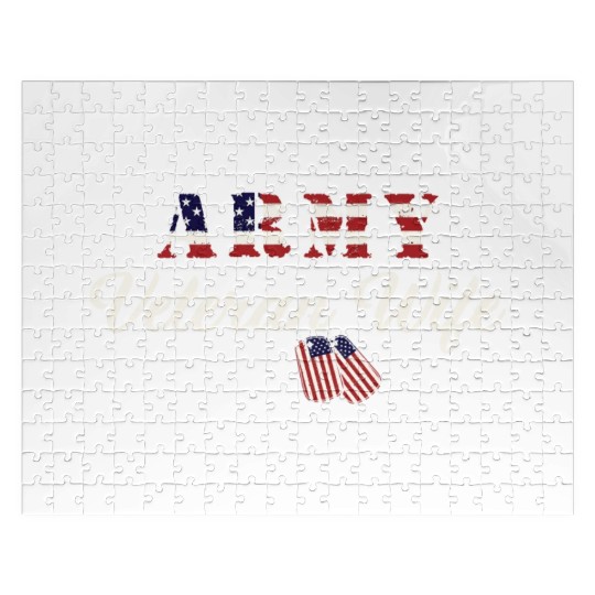US Army Veteran Wife Jigsaw Puzzles