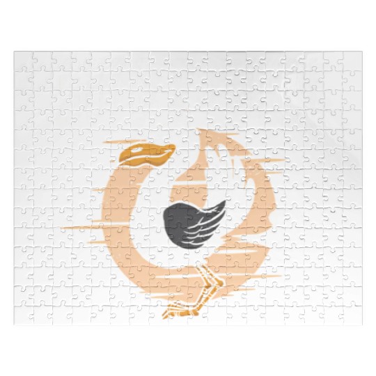 Gull Power Whirer Bird Seabird Seagull Jigsaw Puzzles