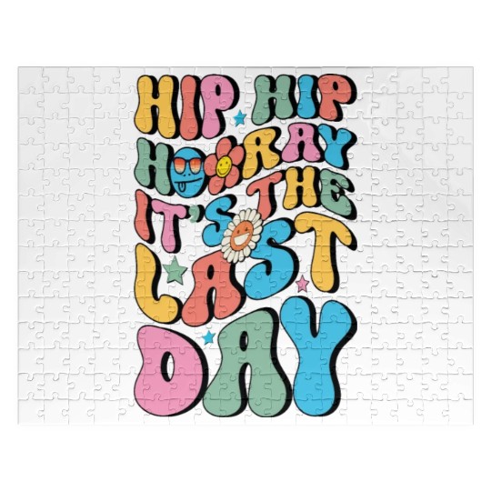 Last Day of School teacher Hello Summer Teacher Jigsaw Puzzles