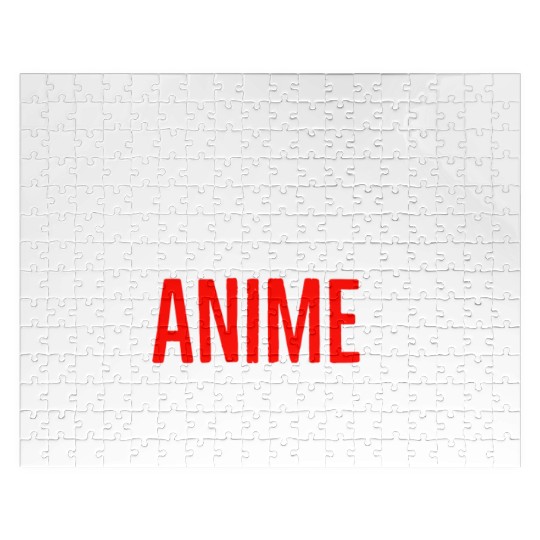 Eat Sleep Anime Repeat Jigsaw Puzzles