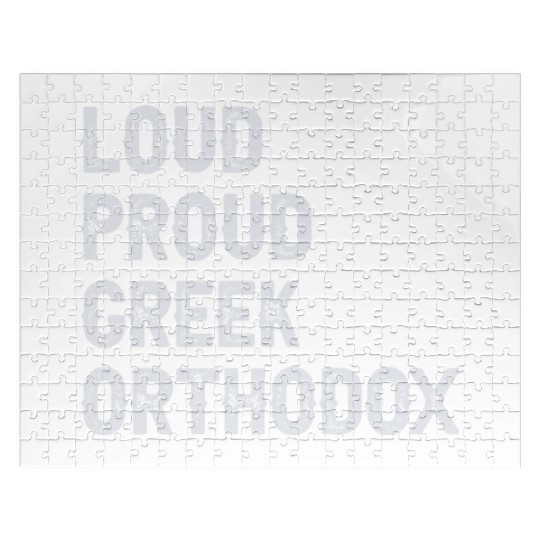 Loud Proud Greek Orthodox Jigsaw Puzzles
