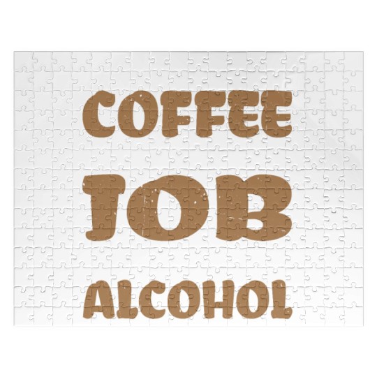 Step Aside Coffee, This Is A Job For Alcohol Jigsaw Puzzles
