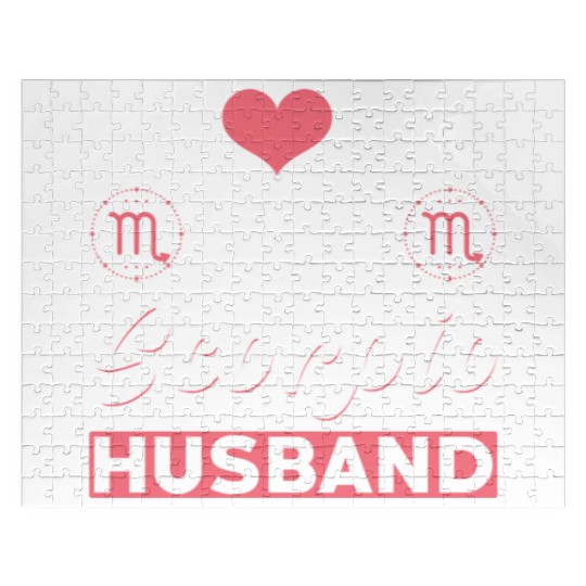 I love my Scorpio Husband Jigsaw Puzzles