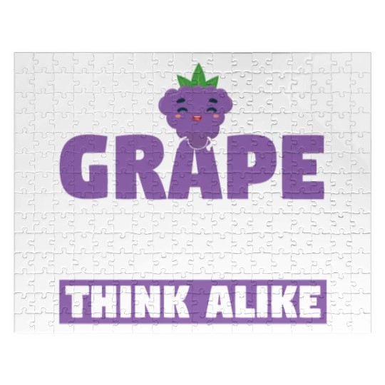 Grape Minds Think Alike Jigsaw Puzzles