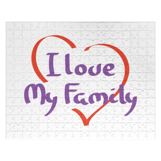 I Love My Family Reunion Relatives Sarcastic Jigsaw Puzzles