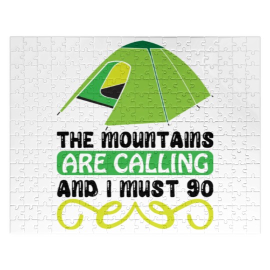 The mountains are calling and I must go 01 Jigsaw Puzzles