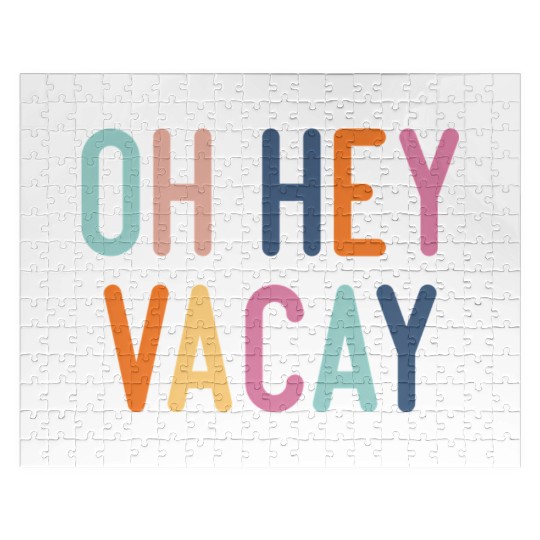 Summer Oh Hey Vacay Vacation Jigsaw Puzzles