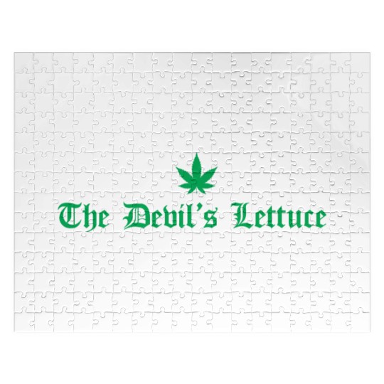The Devil s Lettuce Green Jigsaw Puzzles
