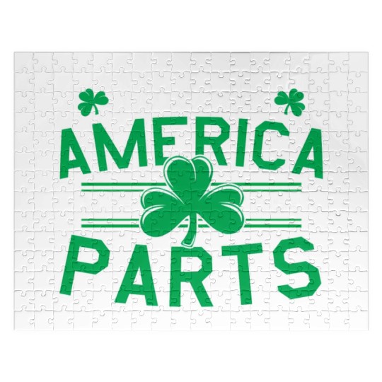 Made In America With Irish Parts Jigsaw Puzzles