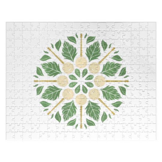 Banjo Mandala Bluegrass Mindfulness & Nature Jigsaw Puzzles