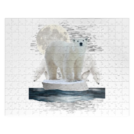 Polar Bears Wildlife Zoo Animal Zookeeper Nature Jigsaw Puzzles