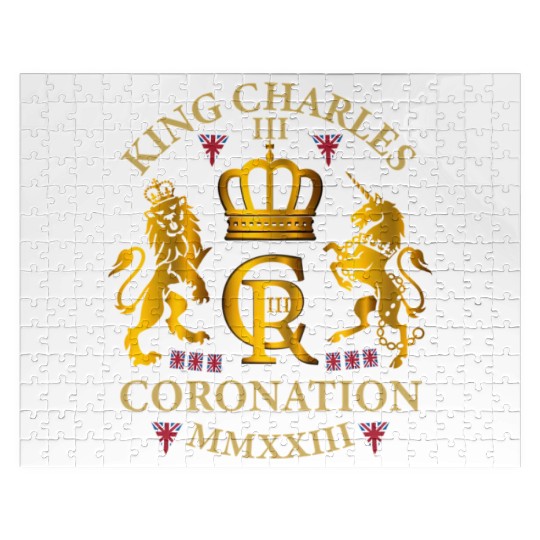 King Charles Iii British Monarch Royal Coronation Jigsaw Puzzles