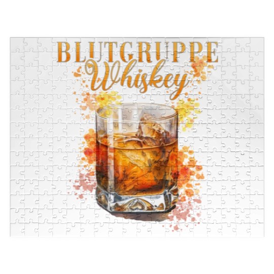 Blutgruppe Whiskey Cocktail for Bartender Jigsaw Puzzles