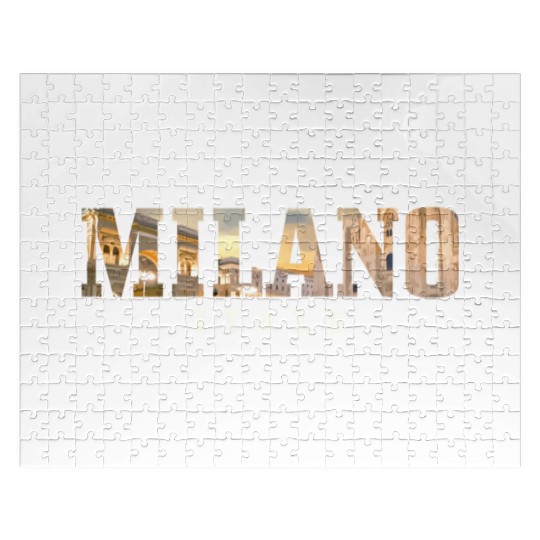 Milano Italia yline Italy Italian Souvenir Jigsaw Puzzles