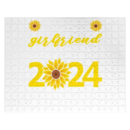 Proud Friend Of A 2024 Senior Sunflower Jigsaw Puzzles