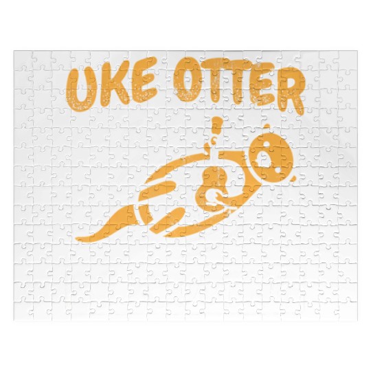 Uke Otter Be Kidding Guitar Guitarist Ukulele Jigsaw Puzzles