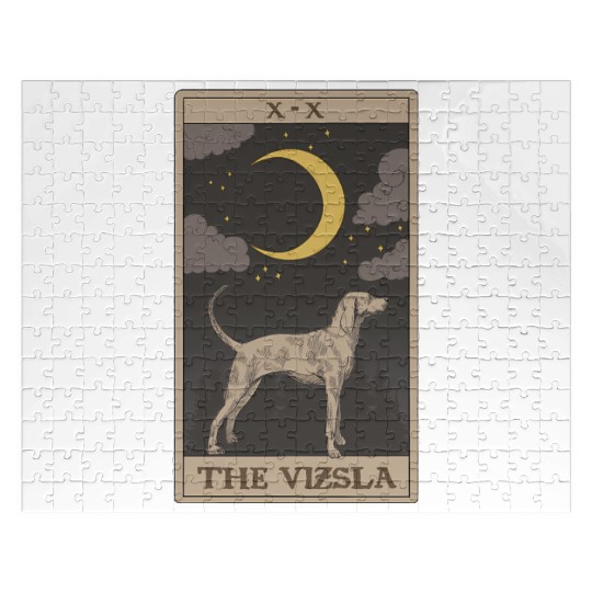 Viszla Dog Viszla Tarot Card Jigsaw Puzzles