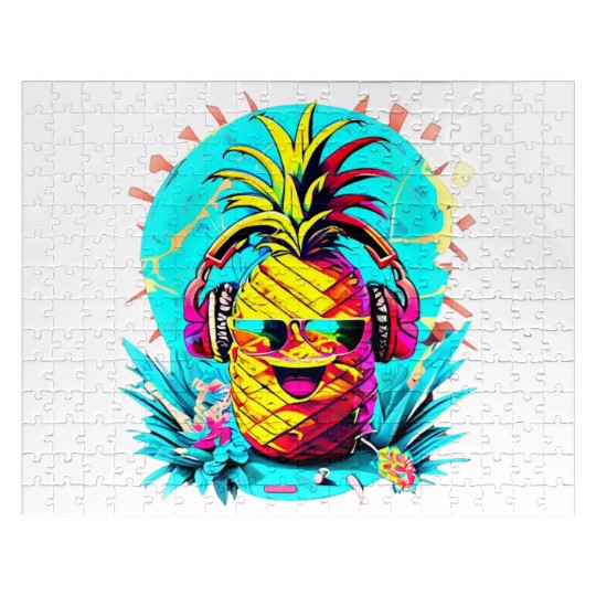 Pineapple Party Vibes Jigsaw Puzzles