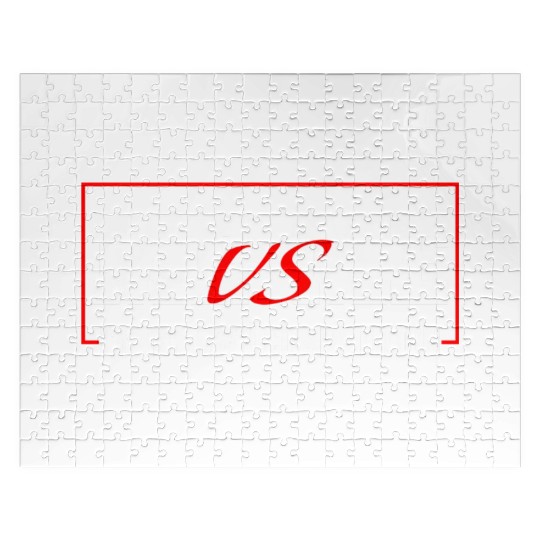 Me Vs Me I'M My Own Competition Jigsaw Puzzles