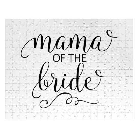 Mama Of The Bride Mother Wedding Party Jigsaw Puzzles