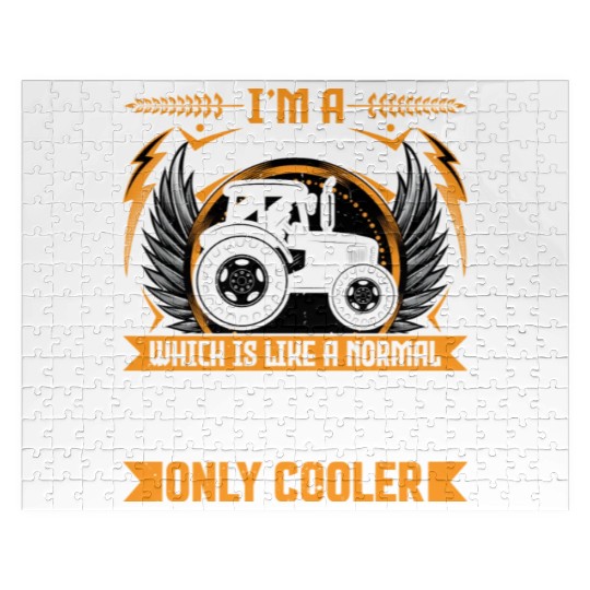 I m A Farmer Dad Farming Lover Farmer Dad Fathers Jigsaw Puzzles