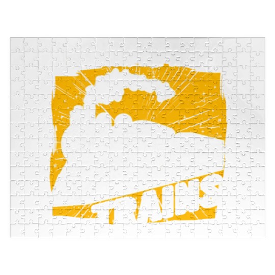 Just A Me About Trains Model Railroad Train Jigsaw Puzzles