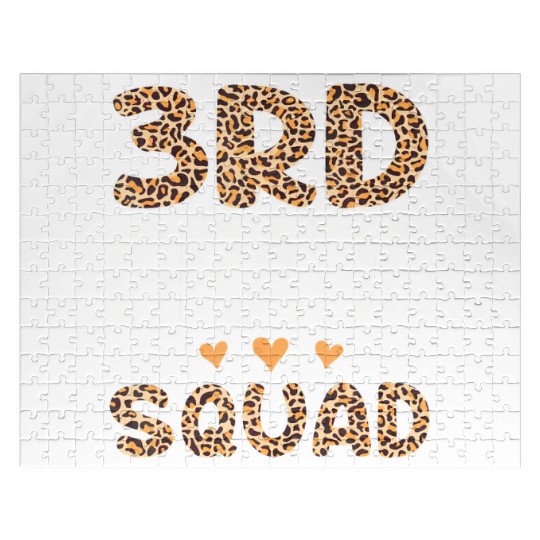 Back To School Third Grade 3rd Grade Squad Jigsaw Puzzles