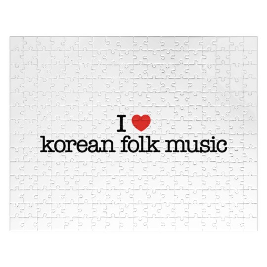 I love korean folk music (music). Jigsaw Puzzles