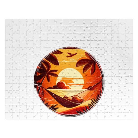 Sandy Toes And Sun Kissed Nose With Jigsaw Puzzles