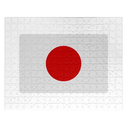 Japanese Flag Of Japan Jigsaw Puzzles