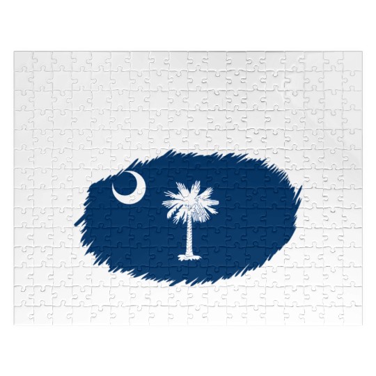 Anderson Sc South Carolina Flag Usa Sports Jigsaw Puzzles