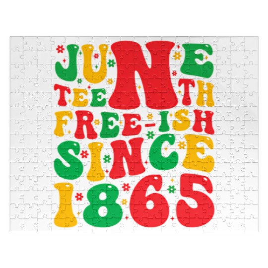 2023 Juneteenth Since 1865 Black African American Jigsaw Puzzles