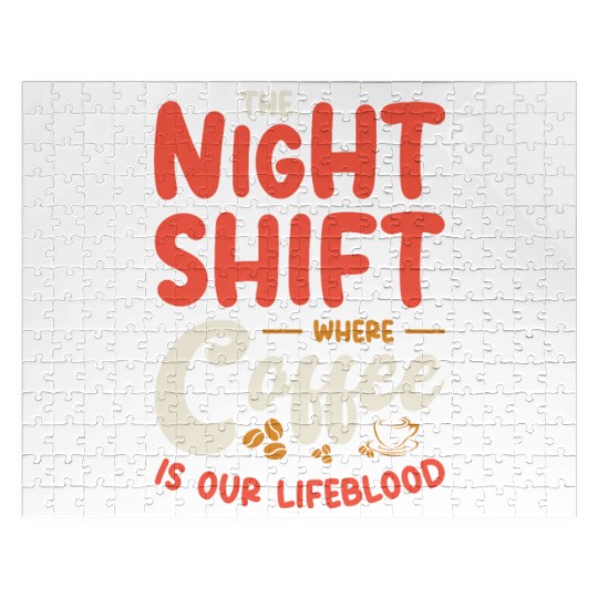 Night Shift Worker Graveyard Duty Jigsaw Puzzles