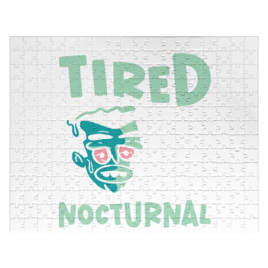 Night Shift Worker Graveyard Duty Jigsaw Puzzles