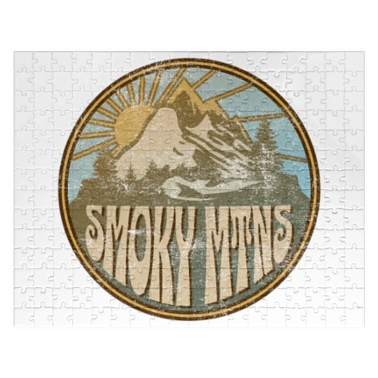 Great Smoky Moains Nature Moains Hiking Jigsaw Puzzles