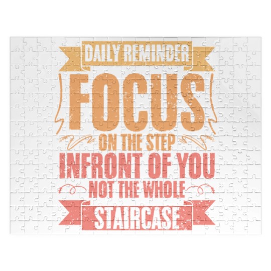 Daily Reminder Vintage Retro Affirmation A Jigsaw Puzzles