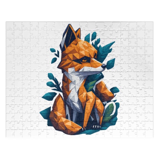 Tangram Fox Jigsaw Puzzles