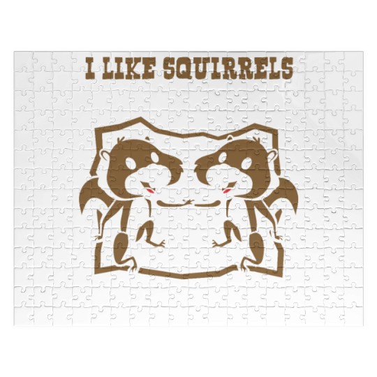 I Like Squirrels And Maybe 3 People Fox Japanese Jigsaw Puzzles