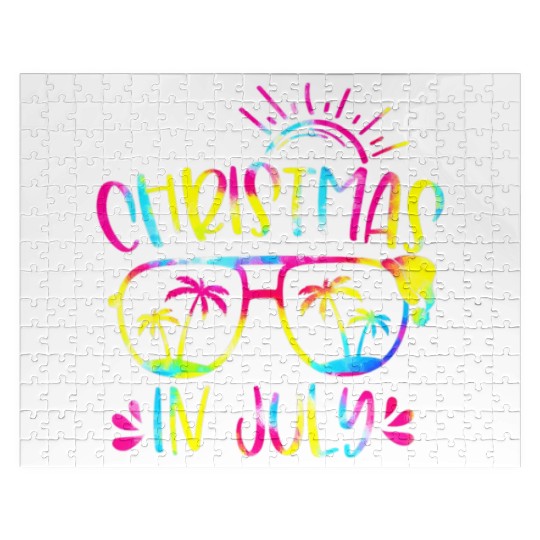 Christmas In July Hawaiian Summer Vacation 2023 Jigsaw Puzzles