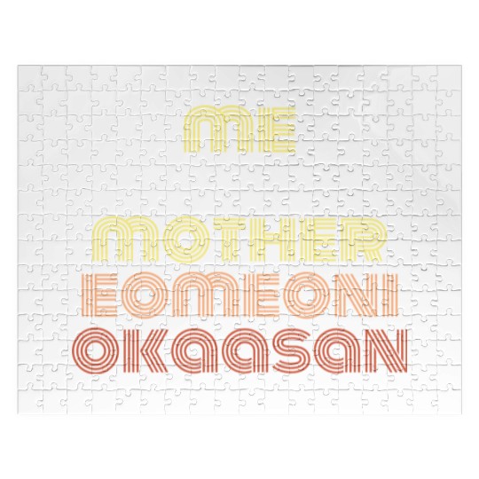 Mother Vietnamese Chinese English Korean And Jigsaw Puzzles