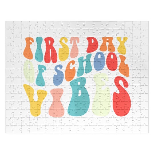 Back to School Teachers Student First Day of Jigsaw Puzzles